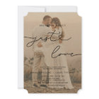 Handwritten Nothing Fancy Just Love Wedding