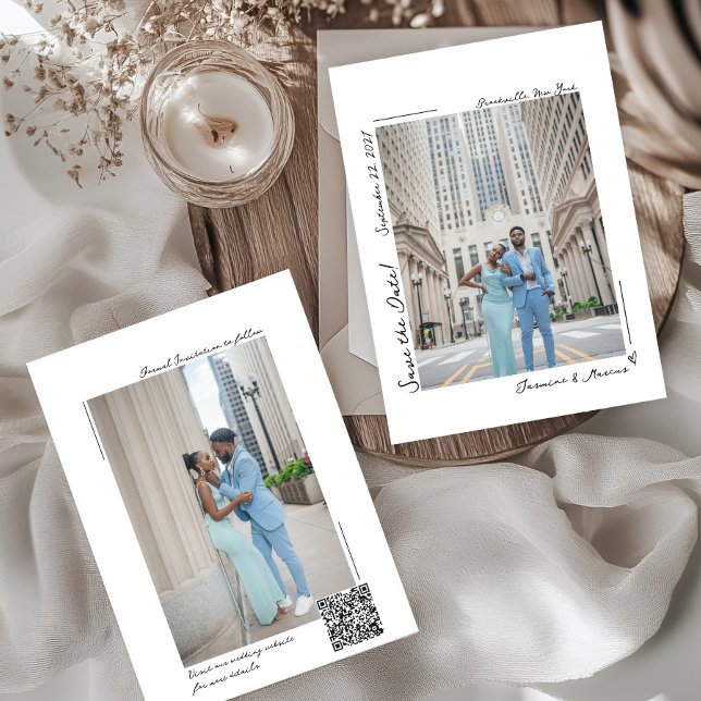 Handwritten Photo Save the Date Invitation (Creator Uploaded)