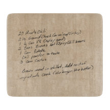 Handwritten Recipe Family Keepsake Custom Photo