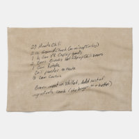 Handwritten Recipe Family Keepsake Custom Photo