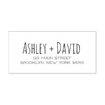 Handwritten Return Address Self-Inking Stamp