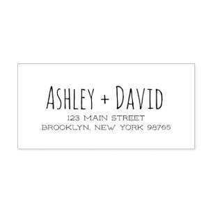 Handwritten Return Address Self-Inking Stamp