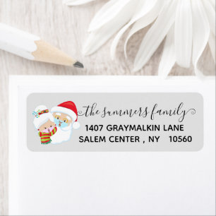 Handwritten Santa Mrs Claus Christmas 2020 Address