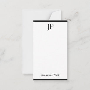 Handwritten Script Monogram Simple Template