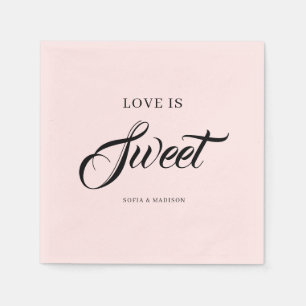 Handwritten Script Wedding Napkins