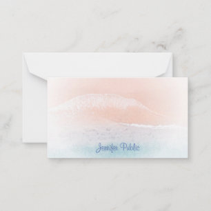 Handwritten Seaside Beach Sand Monogram Template