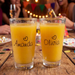 Handwritten Signature Heart Script Name Sticker