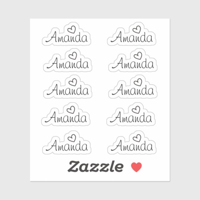 Handwritten Signature Script Name (Sheet)