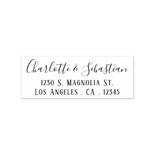 Handwritten Style Personalized Rubber Stamp