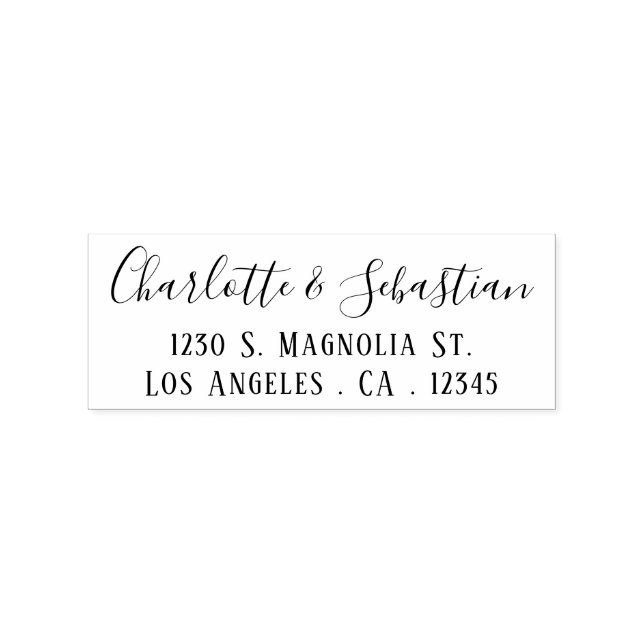 Handwritten Style Personalized Rubber Stamp (Imprint)