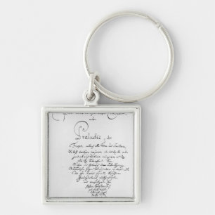 Handwritten Titlepage of The Well Tempered Keychain