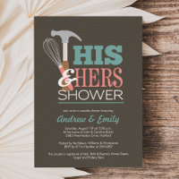 Handy Couple Shower Invitation
