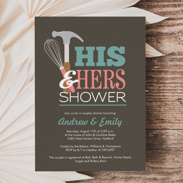 Handy Couple Shower Invitation (Creator Uploaded)
