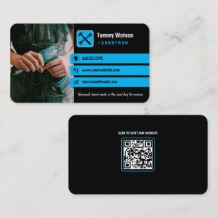 Handy Man   Construction   Contractor Business Card
