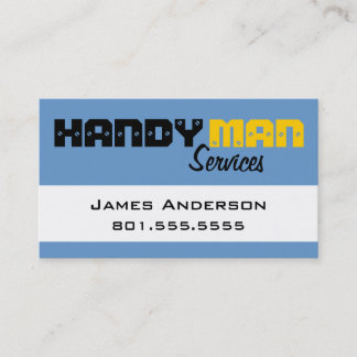 Handy Man Services Professional Business Cards
