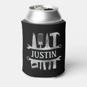 Handy Man Tools Monogram Personalized Can Cooler