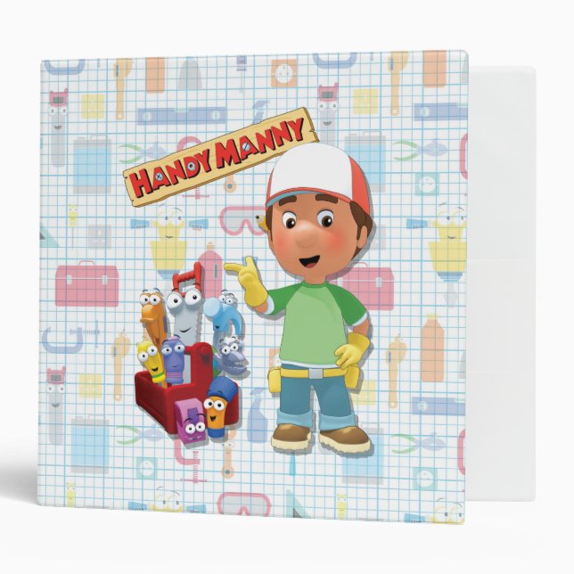Handy Manny and his Talking Tools Binder (Front/Inside)