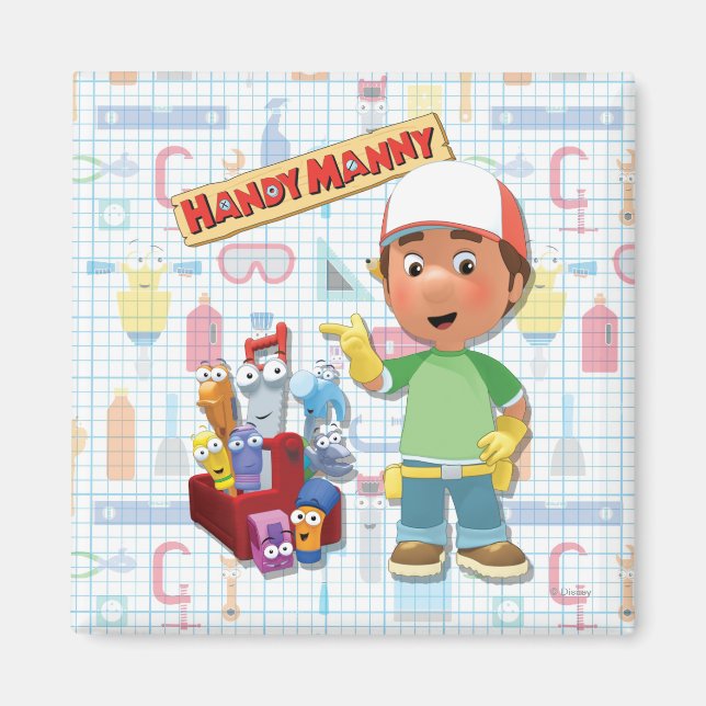 Handy Manny and his Talking Tools Magnet (Front)