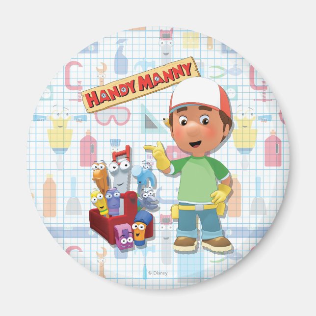 Handy Manny and his Talking Tools Magnet (Front)