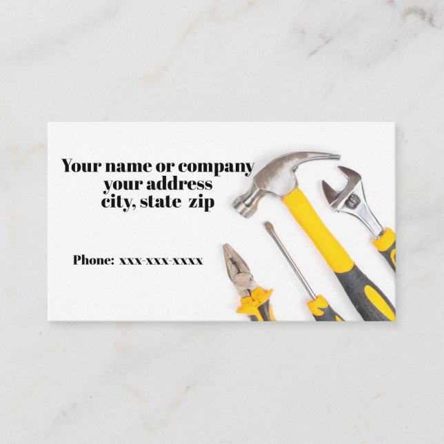 Handyman Business Card (Front)