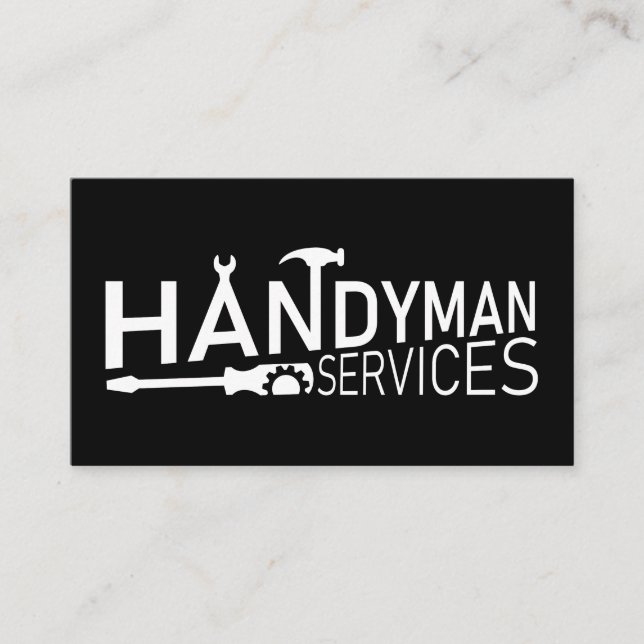 Handyman Business Card (Front)