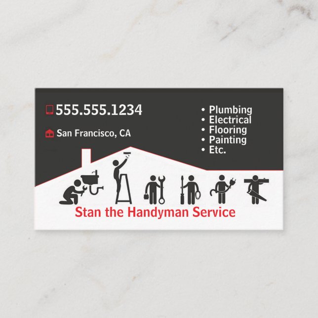 Handyman Business Card (Front)