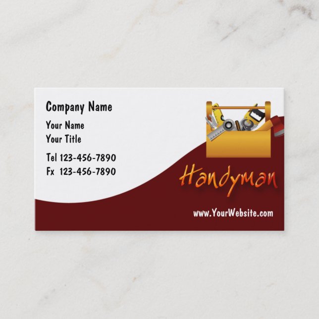 Handyman Business Cards (Front)