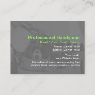 Handyman Business Cards