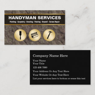 Handyman Business Cards