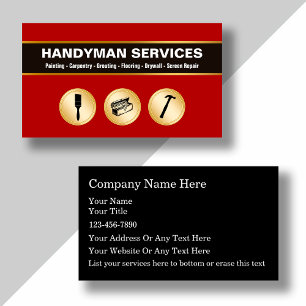 Handyman Business Cards