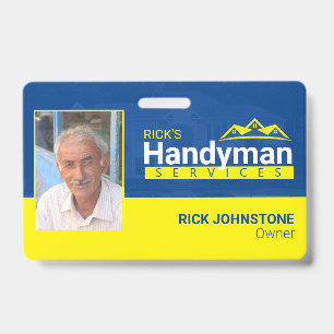 Handyman Business Metal Clip Badge - Home Business