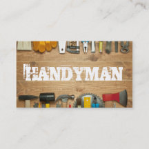 Handyman, Carte de visite de maintenance