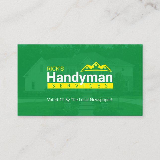 Handyman Cartes de visite - Home Business (Devant)