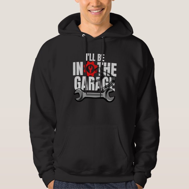 Handyman Construction Mechanic Engineer Joke Men W Hoodie (Front)