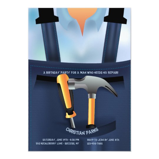 Handyman Invitation