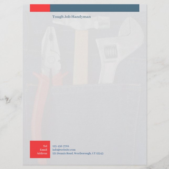 Handyman Letterhead (Front)