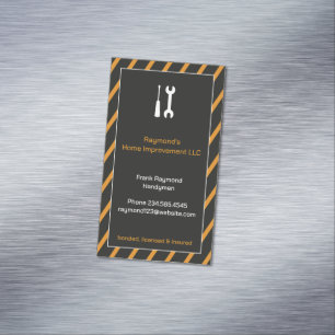 Handyman Magnetic Business Card