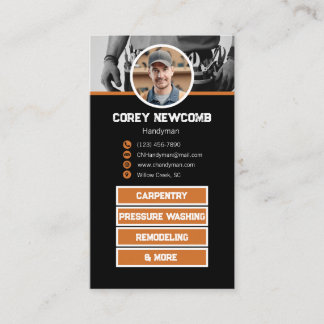 Handyman | Maintenance Worker Business Card