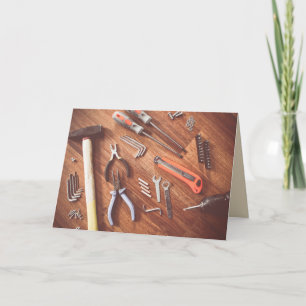 handyman outils carte de voeux