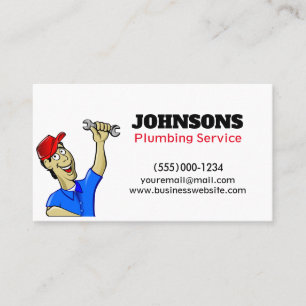 Handyman Plumber Wrench Maintenance  Business Card