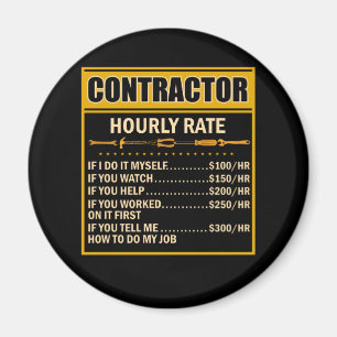 Handyman Price Chart Contractor Hourly Rate Labour Magnet