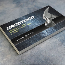 Handyman repair professional business cards