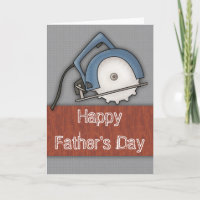 Handyman Saw :: Blank Father's Day Greeting Card