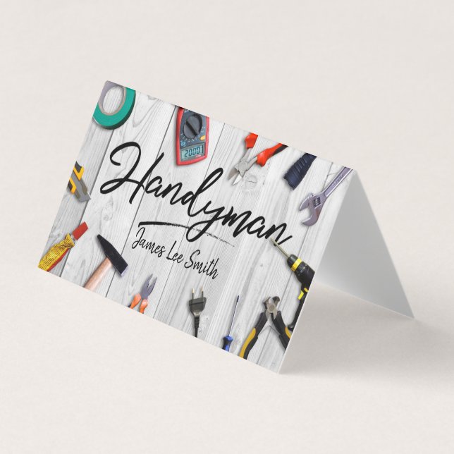 Handyman Services Business Card (Front)