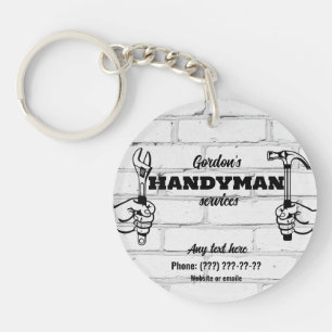 Handyman Services  Keychain