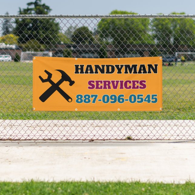 Handyman Sevices Custom Banner (Insitu)