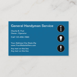 Handyman Theme Business Card