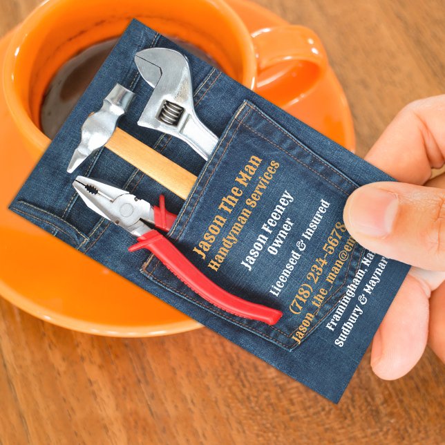 Handyman Tools Business Card (Creator Uploaded)