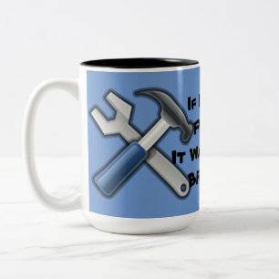 Handyman Tools Hammer and Wrench Mug