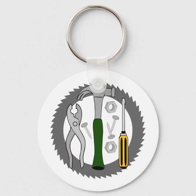 Handyman Tools Keychain (Front)